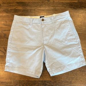 J. Crew baby blue twill shorts